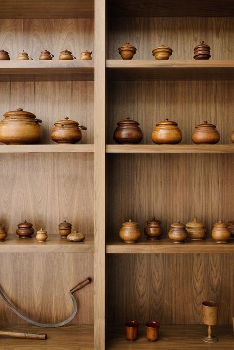 Each Generation Builds on the Last at This Rural Retreat in Western Pennsylvania - Dwell Walnut Shelving, Walnut Shelves, Western Pennsylvania, Shelves Storage, Rural Retreats, Pittsburgh Pennsylvania, Storage Room, Storage Shelves, Modern Farmhouse