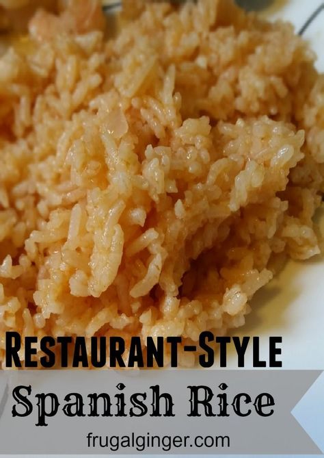 Easy recipe for Mexican restaurant Spanish Rice. Just bake it in the oven! Tapas Photography, Rice In The Oven, Spanish Rice Easy, Spanish Rice Recipe, Antipasto Platter, Rice Recipes For Dinner, Spanish Tapas, Mexican Rice, Spanish Rice