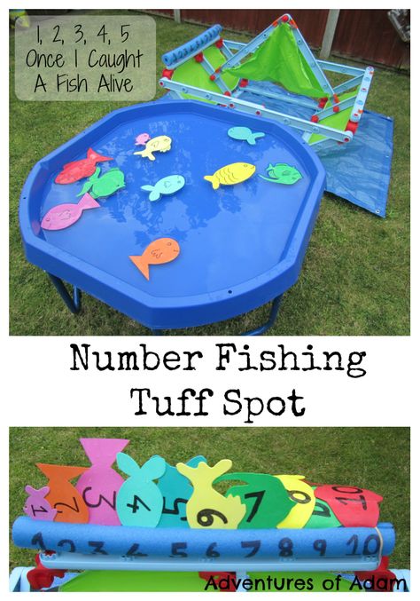 Berry Nursery, Tuff Tray Ideas Toddlers, Nursery Rhyme Theme, Early Years Maths, Nursery Rhymes Activities, Tuff Spot, Fish Activities, Rhyming Activities, Eyfs Activities