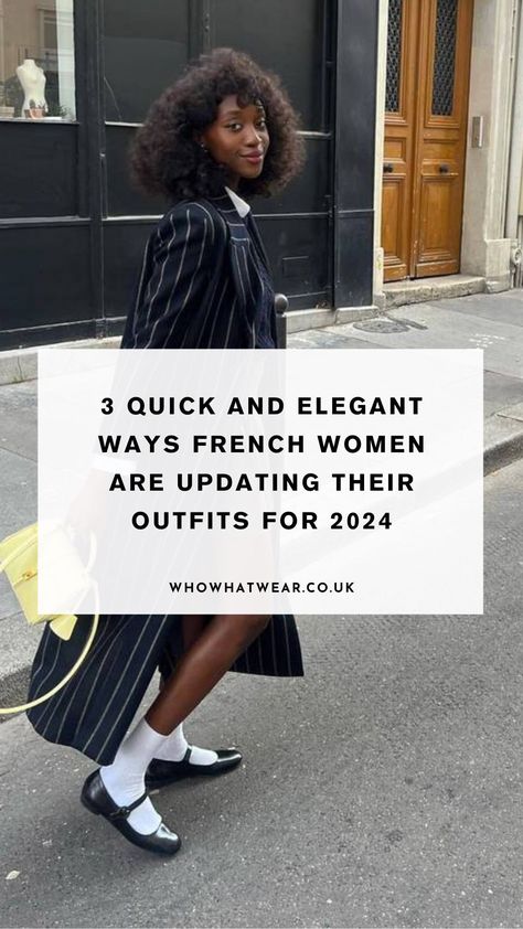 I've found three ways French women are updating their outfits for 2024âsee their easy switches here. French Party Outfit, French Women Style Over 50, French Style Women, French Style Outfits, Outfits For Spring, French Women Style, Girls Night Out Outfits, French Outfit, French Girl Style