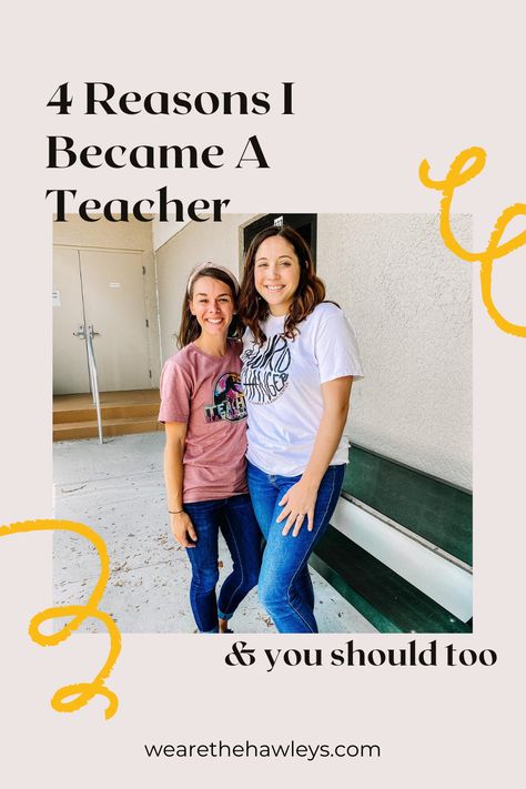 Are you thinking about becoming a teacher? here are 4 reasons I became a teacher and you should too! Becoming A Teacher Later In Life, Teacher Vision Board, Become A Teacher, Teacher Development, Teacher Aesthetic, Teacher Certification, Primary School Teacher, Future Teacher, Being A Teacher