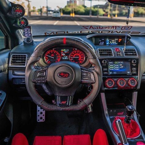 Subaru Impreza WRX STI interior 😍 #subaru #wrx #sti Corsa Wind, Backpacks Accessories, Motorcross Bike, Subaru Cars, Car Interior Design, Subaru Impreza Wrx, Tuner Cars, Pretty Cars, Subaru Forester