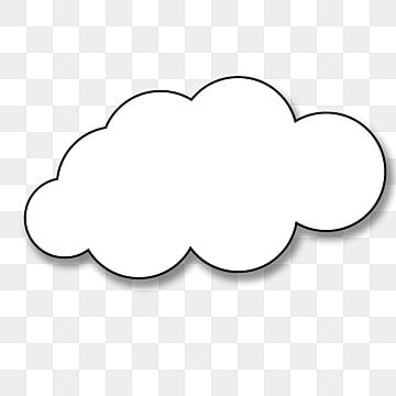 Clouds White Background, Cloud Clipart Black And White, Cloud Png Cartoon, Drawing Of Clouds, Thinking Cloud, Drawing Clouds, Cloud Cartoon, Clouds Png, Cloud Clipart