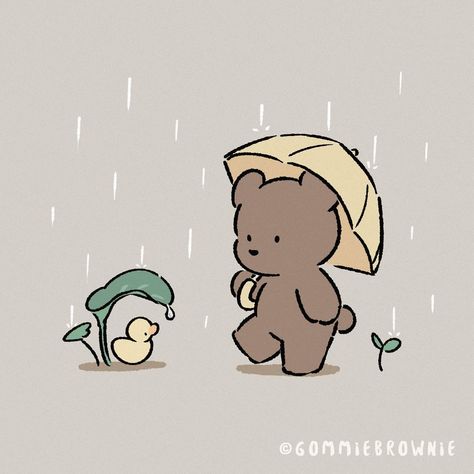 🌧️ Cute Ipad Drawings, Small Bear Drawing, Cute Kawaii Bear Wallpaper, Cute Teddy Drawing, Jellycat Drawing, Cute Bear Pictures, Cute Doodle Characters, Cute Bear Sketch, Bear Cute Aesthetic