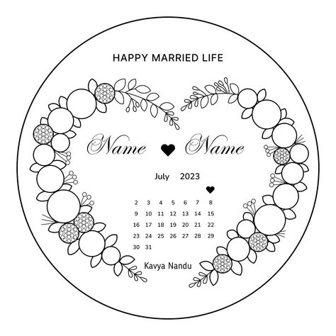 Floral heart with calendar pattern Family Embroidery Patterns, Love Embroidery Patterns, Embroidery Flowers Pattern Templates Floral Design, Wedding Embroidery Hoop Pattern Template, Wedding Hoop Embroidery Pattern, Heart Embroidery Tutorial, Embroidery Hoop Template, Wedding Embroidery Hoop Pattern, Heart Embroidery Patterns