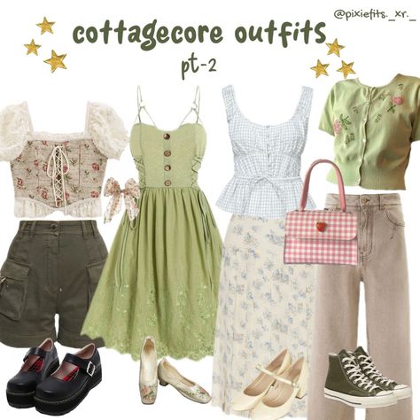 Cottagecore Lookbook, Inspo Fits, Accessory Inspo, Cottagecore Outfits, Dream Wardrobe, Aesthetic Clothes, Different Styles, That Look, Outfit Inspirations