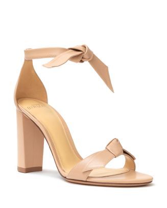 Alexandre Birman Women's Clarita Ankle Tie High Heel Sandals | Bloomingdale's Black High Heels Shoes, Womens Sandals Summer, Alexandre Birman, Block Heel Sandals, Elegant Shoes, Nude Heels, Black High Heels, Block Heels Sandal, Womens Fashion Trends