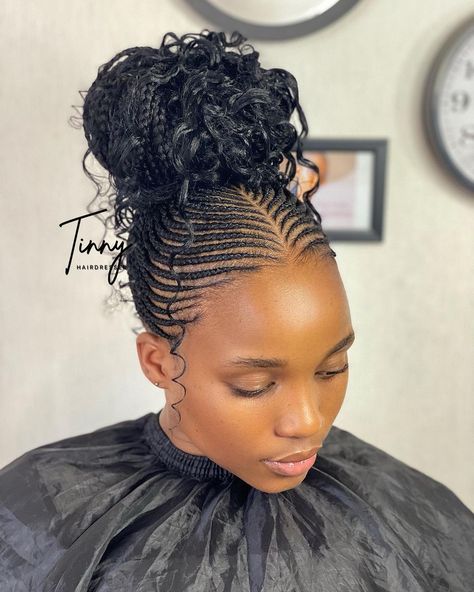 Feed In Braids Cornrows Straight Back, High Ponytail Cornrows, Fire Hairstyles, Straight Up Hairstyles, Latest Hair Braids, Vacation Hair, Cornrows Natural Hair, Cornrows Braids For Black Women, Κούρεμα Bob