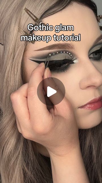 Leah Sapp | A simple gothic glam look for your next trip to the grocery store 🖤 Just kidding but not really
.
Song: @sleeptheoryofficial fallout �... | Instagram Gothic Glam Makeup, Goth Makeup Looks, Makeup Removal Tips, Seasonal Makeup, Goth Makeup Tutorial, Welcome To The Dark Side, Goth Glam, Gothic Glam, Glam Makeup Tutorial