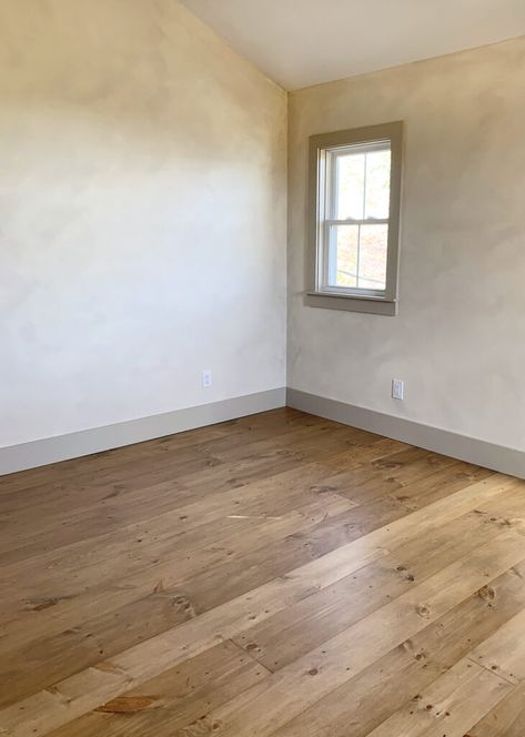 Diy Pine Floors Wide Plank, Natural Stain Hardwood Floors, Wide Plank Pine Flooring, Wide Pine Flooring, Early American Floor Stain, Pine Hardwood Floors Stains, Wide Plank Pine Wood Floors, Hardwood Floors In Bedroom, Pine Floors Stained