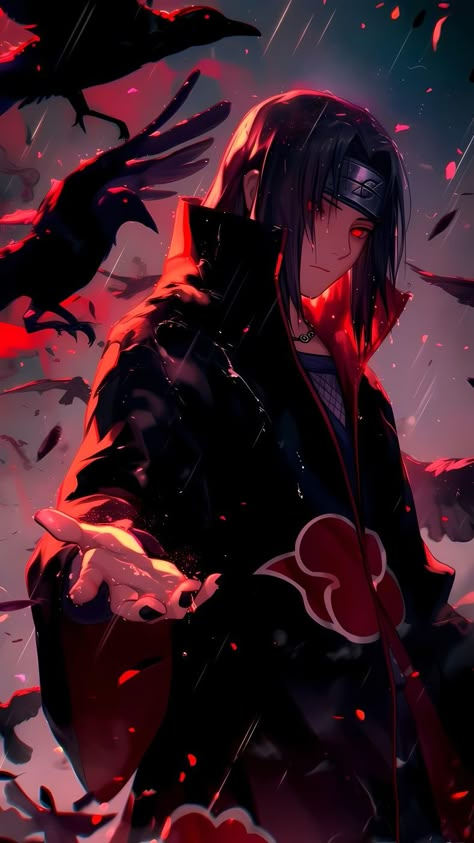 Madara Wallpaper, Itachi Mangekyou Sharingan, Best Naruto Wallpapers, Naruto Wallpapers, Anime Picture Hd, Itachi Uchiha Art, Anime Show, Uchiha Itachi, Naruto Uzumaki Art