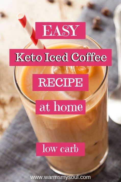 Easy Homemade Keto Vanilla Iced Coffee Recipe To Cool You When You're Melting! - Warms My Soul Keto Iced Coffee, Vanilla Iced Coffee Recipe, Keto Beverages, Keto Approved Foods, Keto Diet Vegetables, Vanilla Iced Coffee, Keto Coffee Recipe, Iced Coffee Recipe, Clean Keto