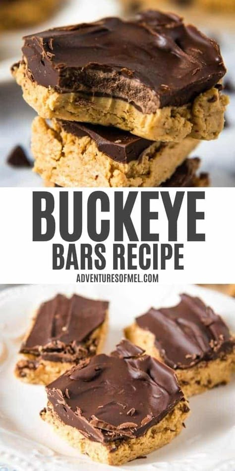 Easy Peanut Butter Desserts No Bake, Easy Dessert For Bake Sale, Easy Chocolate Desserts No Bake, Buckeye Bars Recipe Easy, No Bake Chocolate Desserts Easy, Easy Christmas Dessert Recipes No Bake, Chocolate Summer Desserts Easy, Easy Chocolate Peanut Butter Desserts, Easy Christmas Dessert Recipes Quick