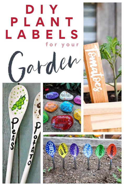 Diy Plant Markers, Best Label Maker, Plant Labels, Diy Gardening, Garden Markers, Plant Markers, Bohemian Colors, Diy Tags, Anime Edits