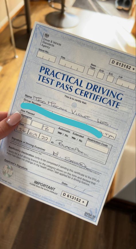 Driving Test Pass Certificate, Provisional License, Vision Board Layout, Practical Driving Test, Driving Theory, Vision Board Success, Passed Driving Test, Learners Permit, Drivers Test