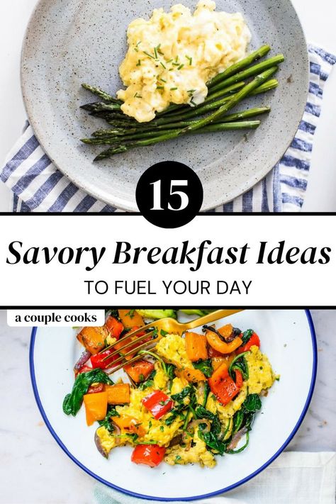 Oatmeal Savory, Savory Breakfast Ideas, Quick Breakfast Sandwich, Healthy Breakfast Sandwich, Savory Oatmeal, Winter Salad Recipes, Salad Dressing Recipes Healthy, A Couple Cooks, Breakfast Burritos Recipe