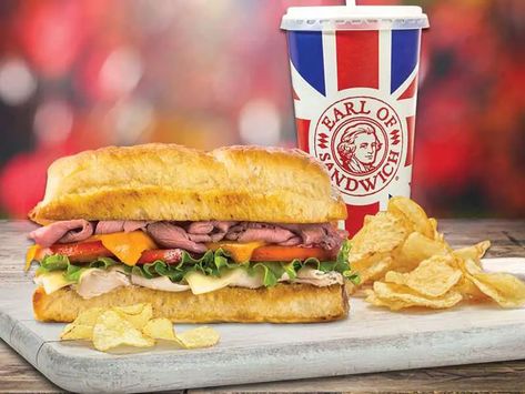 Earl of Sandwich Opening a Pop-up shop in the West End of Downtown Disney District Earl Of Sandwich, Gluten Free Disneyland, Sandwich Menu, Beignet Recipe, Holiday Turkey, Cuban Cuisine, Cold Sandwiches, Hot Sandwich, Sandwich Shops