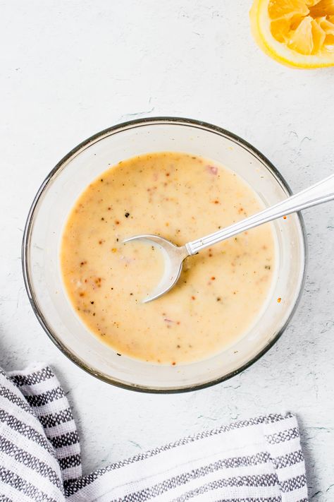 CREAMY MUSTARD VINAIGRETTE + WonkyWonderful Dijon Vinaigrette Dressing, Honey Mustard Salad Dressing, Mustard Salad Dressing, Brunch Salad, Homemade Dressings, Mustard Vinaigrette, Creamy Salad Dressing, Honey Mustard Vinaigrette, Dijon Vinaigrette