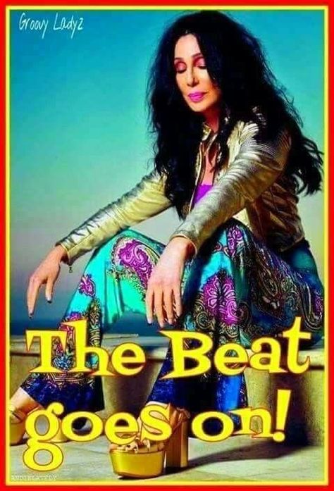 Cher Wig, Peace Sign Art Hippie, Cher Outfits, Hippie Music, Cher Photos, Hippie Quotes, I Got You Babe, Turn Back Time, Great Song Lyrics