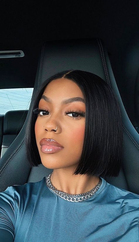 Short Haircuts Black Hair, Brown Skin Makeup, Hair Life, Baddie Hairstyles, Different Hairstyles, Hair Game, Crafty Diy, Black Girls Hairstyles, Hair Dos