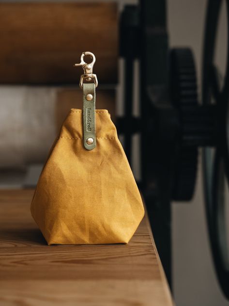 Artisanal Dog Treat Bags: Handcrafted Waxed Canvas With - Etsy New Zealand Dog Treat Bag, Waxed Canvas Bag, Daily Walks, Best Shakes, Compact Bag, Safe Storage, Dog Treat, Snack Bags, Dog Snacks