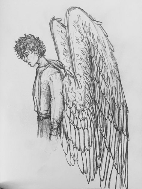 Angle Drawing Wings, Flying Fairy Drawing, Male Fairy Drawing, Flying Angel Drawing, Wings Creature, Fairy Art Drawing Sketches Beautiful, Male Angel Drawing, Angel Base Drawing, Person With Wings Drawing Reference