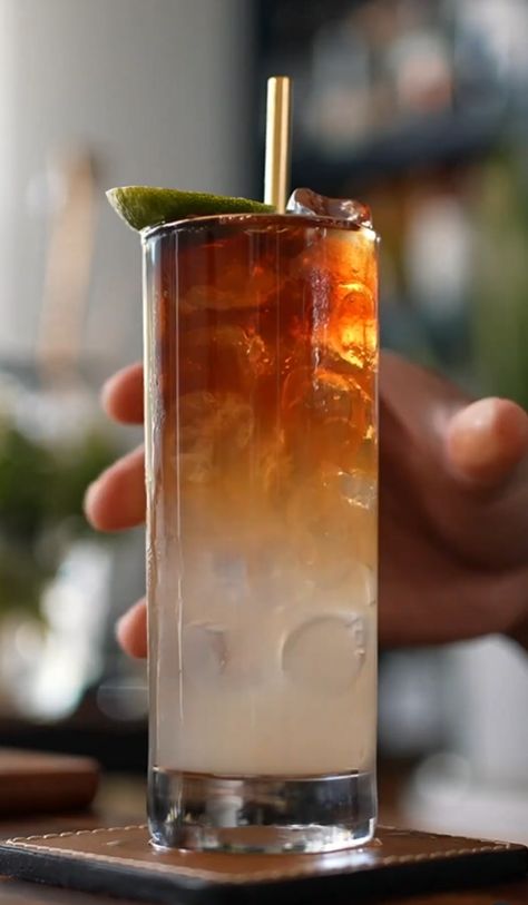 Dark And Stormy Cocktail, Arnold Palmer Drink, Dark N Stormy Cocktail, Peach Margarita, Dark & Stormy, Dark And Stormy, Dark N Stormy, Bar Spoon, Arnold Palmer