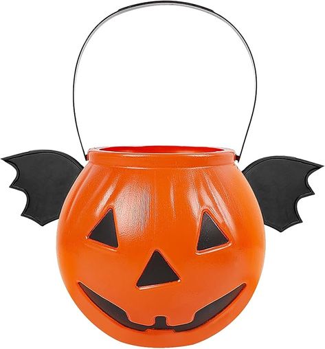 The classic orange pumpkin halloween candy bucket! Fun for candy and crafts!