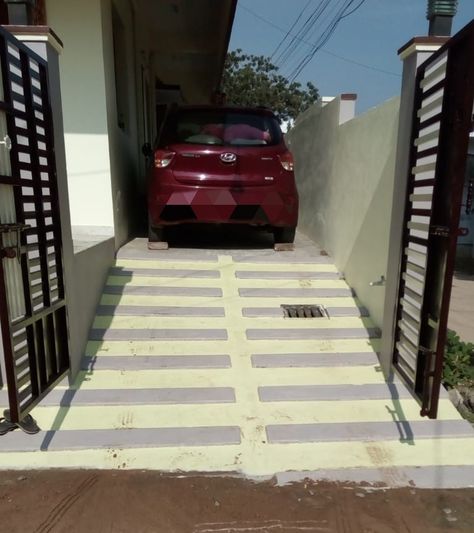 Car ramp design ideas Home Ramp Design, Car Ramp Design, House Ramp Design, Parking Ramp, Car Ramp, Ramp Design, Car Ramps, Kitchen Interior Design Decor, Architecture Design Concept