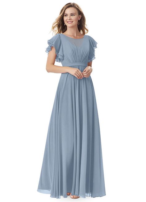 Blue Modest Bridesmaid Dresses, Modest Bridesmaid Dresses With Sleeves, Formal Long Dress, Bridesmaid Dresses Long Chiffon, Mother Of The Bride Dresses Long, Bridesmaid Dresses With Sleeves, Modest Bridesmaid Dresses, Dress Order, Wedding Bridesmaid