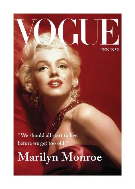 Marilyn Monroe Poster, Cover Of Vogue, Printable Wall Collage, Marilyn Monroe Art, Joe Dimaggio, Marilyn Monroe Photos, Vogue Covers, Picture Collage Wall, Fashion Wall Art