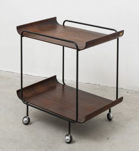 Midcentury Serving Trolley by Creazioni Stilcasa | #109762 Midcentury Furniture, Serving Trolley, Kitchen Cart, Mid Century Furniture, Interior Furniture, Kitchen Counter, Bar Furniture, Loft, Mid Century