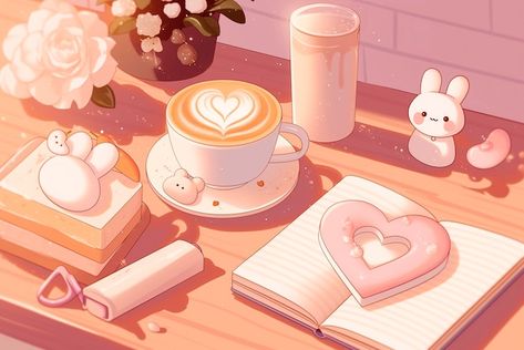 Coffee Shop Anime Background, Cafe Window Aesthetic, Coffee Banner Aesthetic, Coffee Wallpaper Laptop, Cute Wallpaper Backgrounds Desktop, Kawaii Desktop Wallpaper Hd, Kawaii Pc Wallpaper, Anime Coffee Shop, Anime Backgrounds Cafe