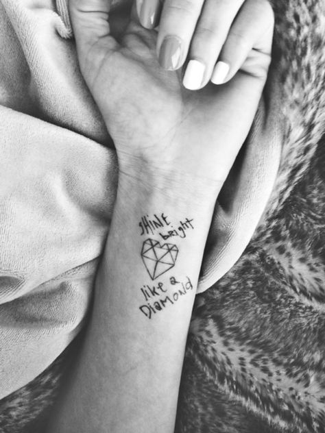 Shine Bright! #friday #inspo Shine Bright Like A Diamond Tattoo, Shine Bright Tattoo, Diamond Tattoo, Bright Tattoos, Diamond Tattoos, Temp Tattoo, Shine Bright Like A Diamond, My Cup Of Tea, Skin Art