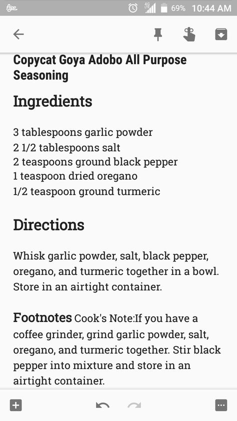 How To Make Adobo Seasoning, Goya Adobo Seasoning Recipes, Diy Adobo Seasoning, Dan O Seasoning Recipe Copycat, Homemade Adobo Seasoning, Goya Seasoning Recipe, Food Adobo, All Purpose Seasoning Recipe, Adobo Seasoning Recipe