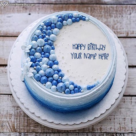 budd Name Picture - Happy Birthday Cake Generator For Friend Cake Name Ideas, Write Name On Cake, Birthday Cake Write Name, Cake Designs For Boy, Birthday Cake Writing, Buttercream Cake Designs, Gateau Baby Shower, Butterfly Birthday Cakes, Cakes Decorating