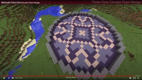 Minecraft Circle Patterns, Circle Pixel Pattern, Minecraft Circle Design, Minecraft Circle Floor Pattern, Minecraft Floor Pattern, Minecraft Dome, Minecraft Circle, Pixel Circle, Minecraft Floor Designs