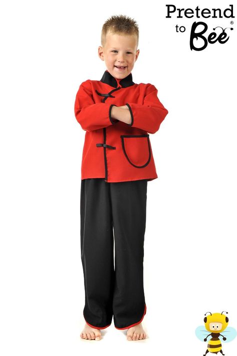 Boys Kids Childrens Chinese Man/Boy Fancy Dress Multicultural Costume 3-5 Years: Amazon.co.uk: Toys & Games Boys Fancy Dress, Baby Fancy Dress, Boys Diy, Chinese Costume, Chinese Man, Dress Up Costumes, Stylish Boys, Boy Costumes, Fancy Dress Costumes