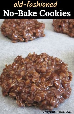 Everyone loves these easy to make, no bake Chocolate & Peanut Butter No-Bake Cookies.  #nobakecookies #chocolate #peanutbutter #oatmeal #easy #dessert #oldfashioned #makeyourmeals Chocolate Peanut Butter Oatmeal Cookies, Cow Patties, Chocolate Peanut Butter Oatmeal, Oatmeal No Bake Cookies, Butter Oatmeal Cookies, Chocolate No Bake Cookies, Chocolate Oatmeal Cookies, Peanut Butter No Bake, Peanut Butter Oatmeal Cookies