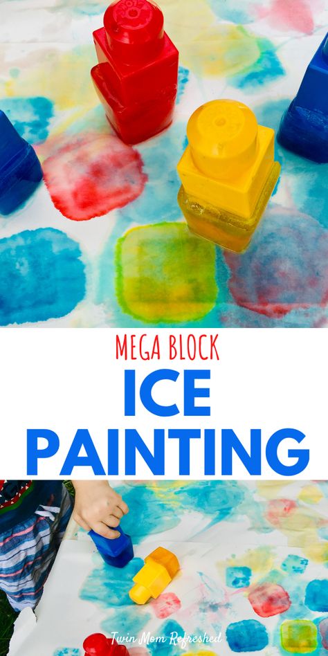 Ice Painting, Aktiviti Kanak-kanak, Easy Toddler Activities, Art Activities For Toddlers, Nursery Activities, Baby Play Activities, Toddler Classroom, Easter Hairstyles For Women, Toddler Arts And Crafts