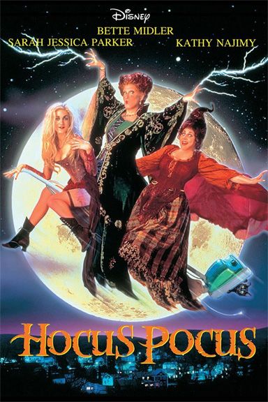 Hocus Pocus (1993) - Bette Midler, Sarah Jessica Parker, Kathy Najimy #MovieHocusPocus1993 Halloween Shuffle, Hermanas Sanderson, Kathy Najimy, Hocus Pocus 1993, Disney Worlds, Hocus Pocus Movie, Movies Horror, Disney Merch, Anime List