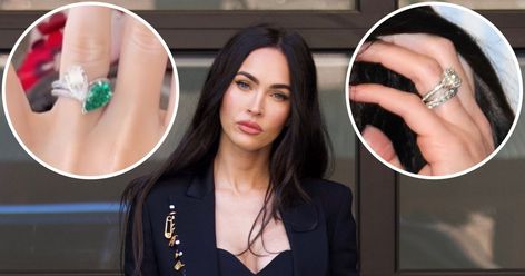 Megan Fox’s Engagement Rings From MGK and Ex-Spouse Brian When compared: Pics Check more at https://en.news4social.com/entertainment-news/megan-foxs-engagement-rings-from-mgk-and-ex-spouse-brian-when-compared-pics/ Megan Fox, Entertainment News, Latest News, Fox, Entertainment, Engagement Rings