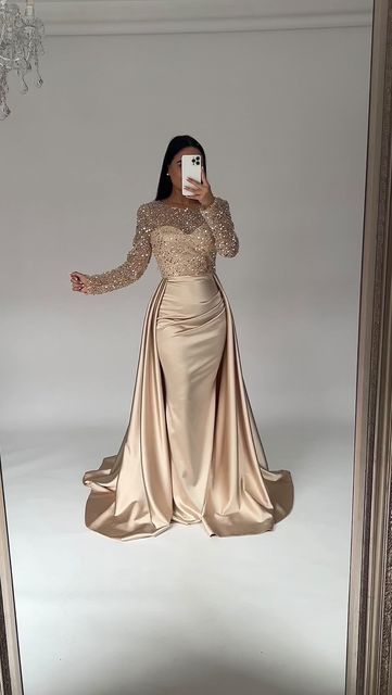 Bride Dress Simple, Dresses Romantic, Soiree Dress, Gowns Dresses Elegant, Classy Prom Dresses, Fancy Dresses Long, Women Dresses Classy, Beige Dress, Braut Make-up