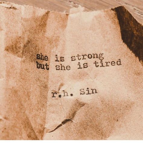 #mondayfeeling #strong #tired  Repost @we_are_hah She Is Tired, Letting People Go, She Is Strong, Nikita Gill, Missing You Quotes, Words Of Wisdom Quotes, Rupi Kaur, True Love Quotes, Positive Quotes Motivation