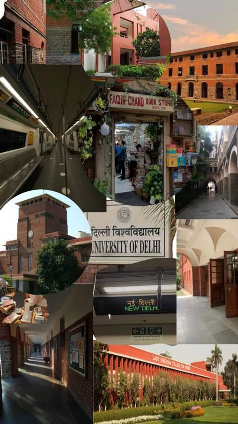 Manifestations of Indian college Delhi University, University Of Delhi, Bookstore, University