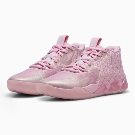 PUMA x LaMelo BALL MB.01 Iridescent 309755_01 | Nice Kicks Vball Shoes, Vb Shoes, Nitro Tech, Chiffon Outfit, Mb 01, Lamelo Ball, Sneaker Release, Volleyball Shoes, Puma X