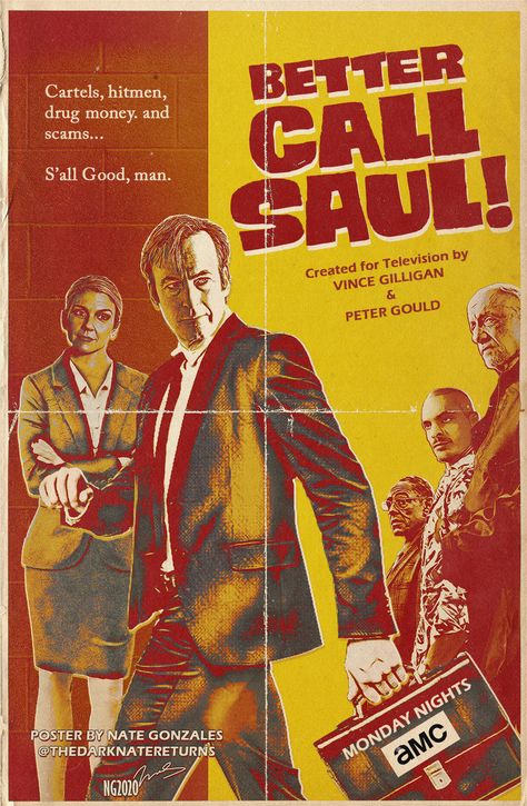 Better Call Saul Wallpaper, Better Call Saul Poster, Breaking Bad Poster, Better Call Saul Breaking Bad, Vince Gilligan, Rock Argentino, Saul Goodman, Desain Editorial, Film Poster Design