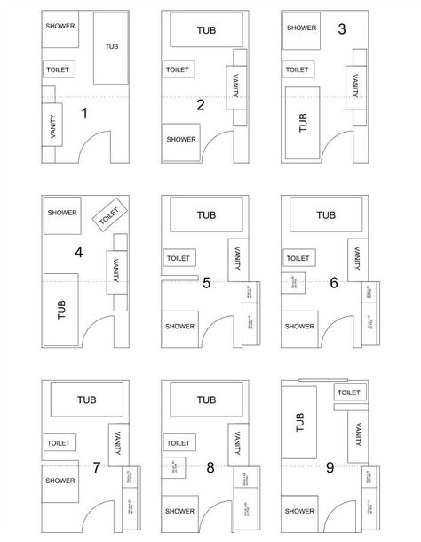 Exploring new bathroom layout options for a rectangular outdated bathroom. Things to consider before starting a bathroom remodel! Bathroom Things, Outdated Bathroom, Bathroom Layout Ideas, Small Bathroom Layout, Bathroom Plan, Bathroom Layouts, Bathroom Design Layout, Bathroom Plans, Bilik Mandi