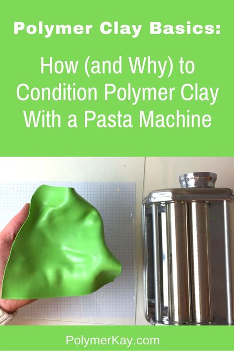 Quick polymer clay tutorials: How to condition polymer clay (and what happens if you don't...) | #polymerClay #polymer_clay Sculpey Premo Fimo Kato Conditioning Polymer Clay, How To Condition Polymer Clay, Clay Lesson, Polymer Clay Tutorials, Clay Videos, Polymer Inspiration, Pasta Machine, Mokume Gane, Fimo Clay