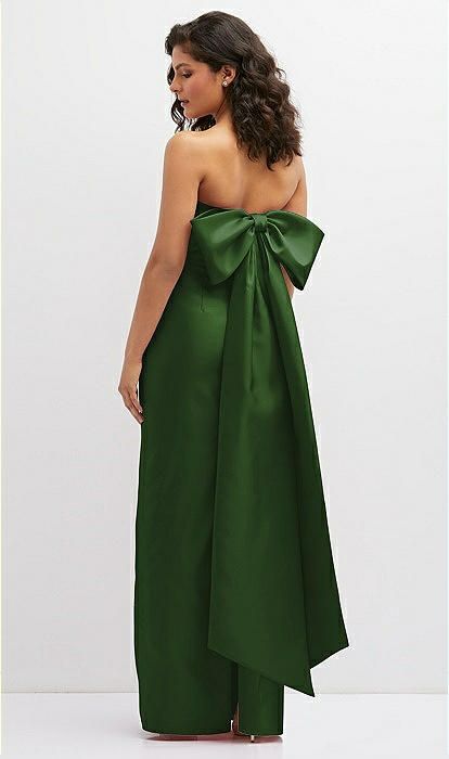 Strapless Draped Bodice Column Bridesmaid Dress With Oversized Bow In Celtic | The Dessy Group Gala Ball Dress, Different Dress Designs, Structured Bridesmaids Dresses, Strapless Column Dress, Bold Color Bridesmaid Dresses, 2024 Formal Dress Trends, Unique Bridesmaids Dresses, Formal Wedding Guest Dress Long, Sister Of The Groom Dress